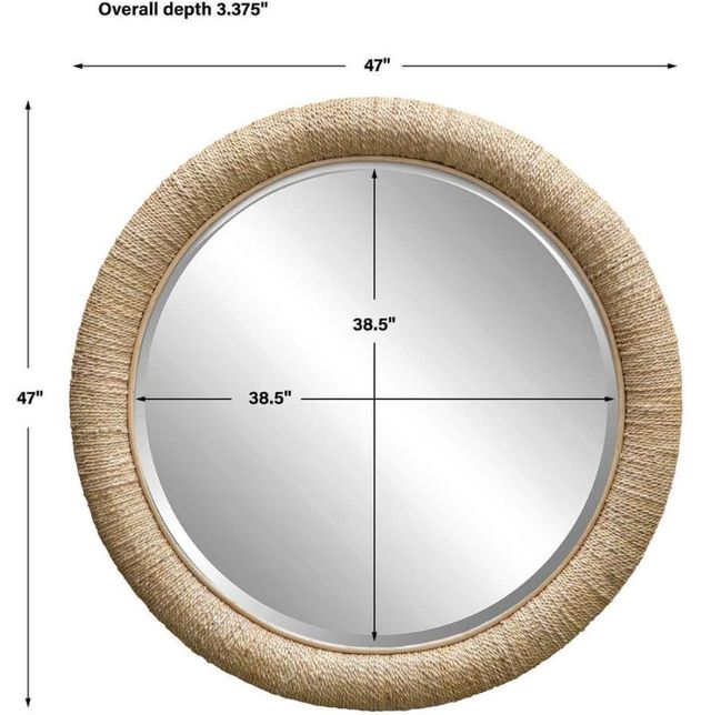 Uttermost® Mariner Natural Round Mirror-2