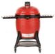Kamado Joe® Big Joe III 24" Red Freestanding Charcoal Grill-0