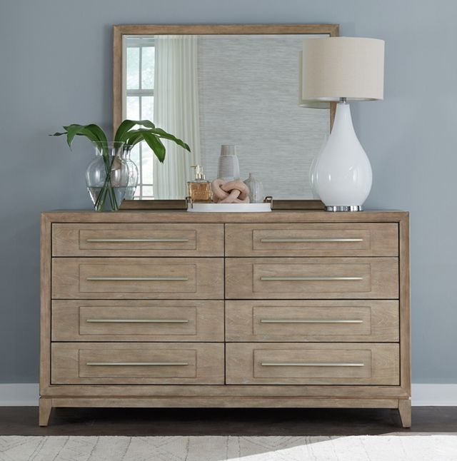 Liberty Furniture Brentwood Sandstone Dresser and Mirror-5