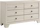 Crown Mark Atticus White Dresser-0