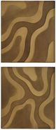 Uttermost® Golden Terrain 2-Piece Bronze/Rich Antique Gold Wall Decor Set-0