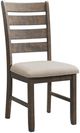 Elements International Jax 5-Piece Cherry/Cream/Taupe Dining Set-2