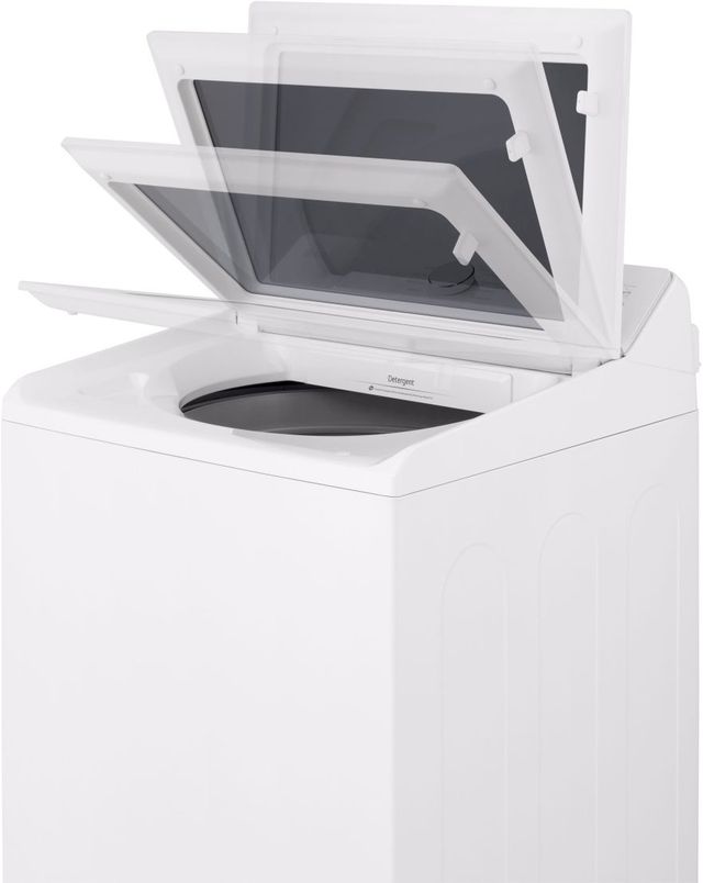 LG 4.8 Cu. Ft. Alpine White Agitator Top Load Washer with EasyUnload™ & AI Sensing-2