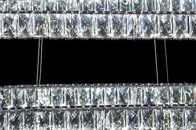 Michael Amini® Enterprise Silver LED Chandelier-1