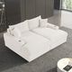Furniture of America® Tavedestrand White Double Chaise Sofa-1