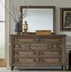 Liberty Furniture Americana Farmhouse Dusty Taupe Dresser and Mirror Set-1