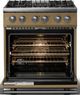 Viking® 5 Series 30" Golden Hour Pro Style Dual Fuel (NG) Range with Polished Chrome Trim-1