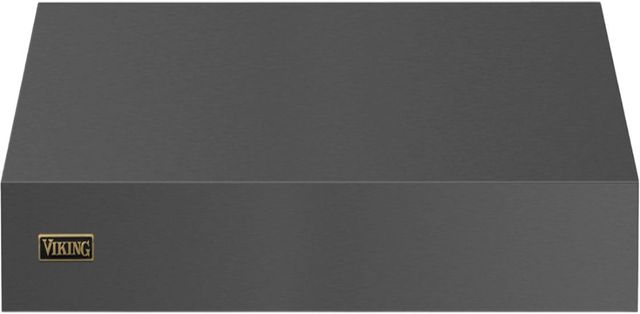 Viking 5 Series 36" Damascus Gray Wall Mounted Range Hood with Brushed Brass Trim-0