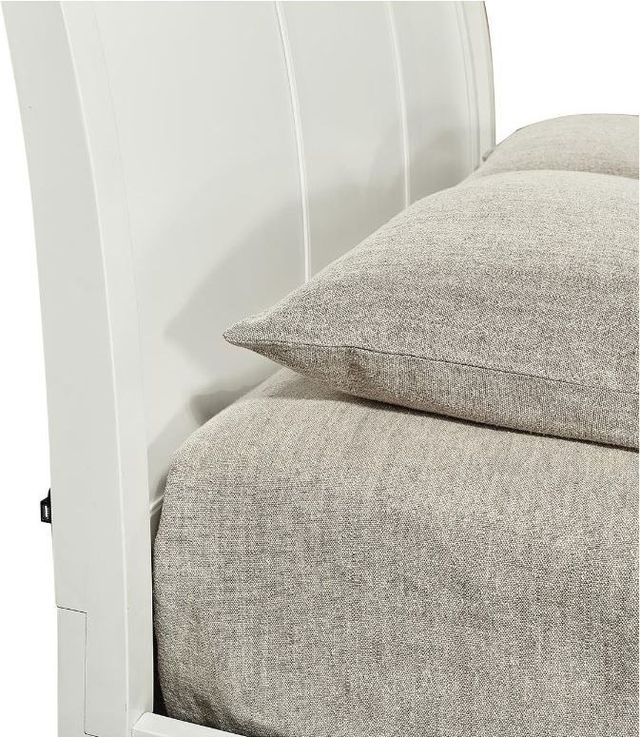 aspenhome® Cambridge White California King Sleigh Storage Bed-2