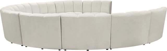 Meridian Furniture Infinity 10-Piece Cream Velvet Modular Sectional-2