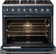 Viking® 5 Series 36" Squall Pro Style Dual Fuel (NG) Range with Polished Chrome Trim-1