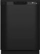 GE® 24" Black Built-In Dishwasher with Front Controls and Power Cord-0