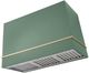 AGA Loge 48" Mineral Green Wall Mounted Range Hood  with Brushed Brass Trim-0