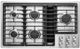 JennAir® 36" Stainless Steel Natural Gas Downdraft Cooktop-1