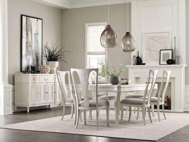 American Drew® Harmony Carissa Eggshell Leg Table-1