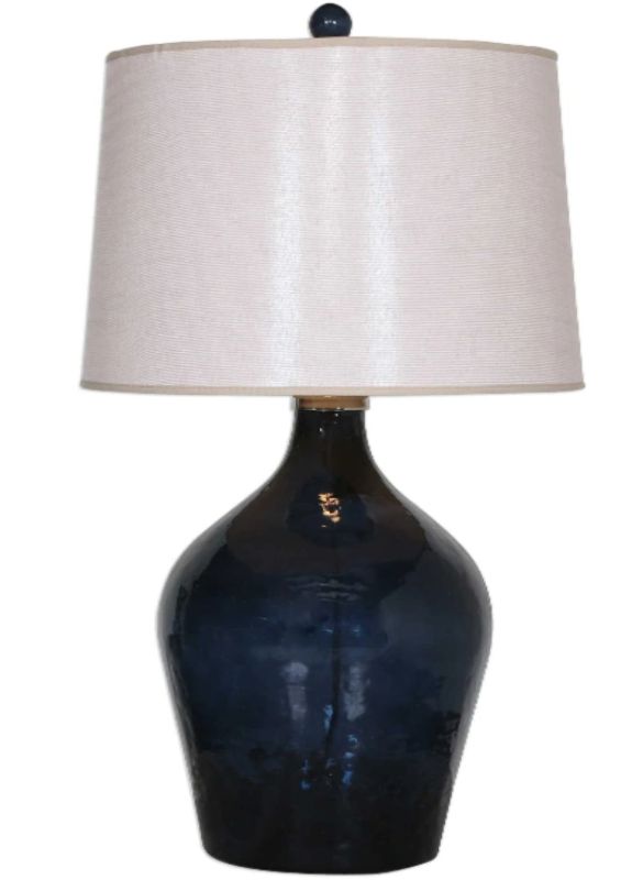 Uttermost® Lamone Midnight Blue Table Lamp-0