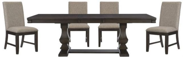 Homelegance® Southlake 5-Piece Rustic Brown Dining Table Set-0