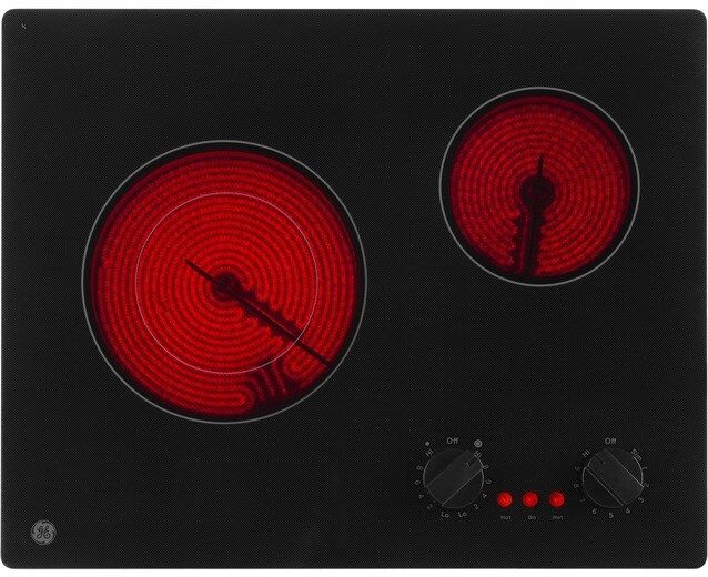 GE Profile™ 22" Black Electric Radiant Cooktop-1