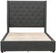 Homelegance® Fairborn Gray Upholstered Queen Storage Platform Bed-4