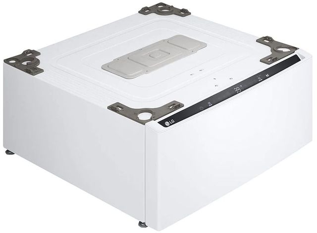 LG SideKick™ 27” W x 15" H White Pedestal Washer-3