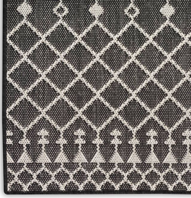 Nourison Home™ Positano Black 5'x7' Style 24 Area Rug -3