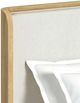 Elements International Rosalie Gray/Natural Upholstered Queen Panel Bed-3