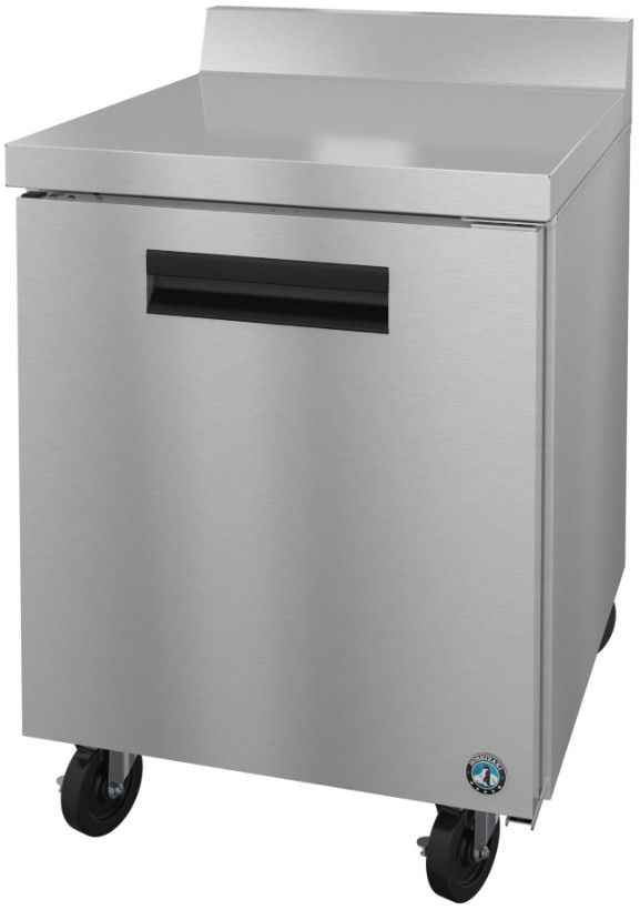 Hoshizaki Steelheart® 27" 6.21 Cu. Ft. Stainless Steel Single Section Worktop Freezer with Stainless Door-2