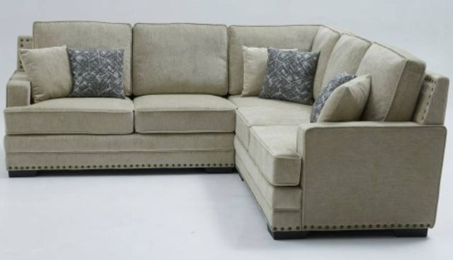 Milton Greens Stars 2-Piece Taupe L-Shape Sectional-2