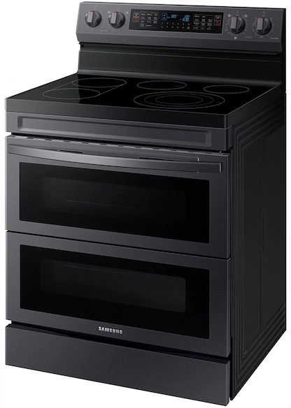 Samsung 30" Fingerprint Resistant Black Stainless Steel Freestanding Electric Range-3