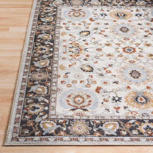 Surya Oushak Beige/Black 5'x7' Area Rug-4