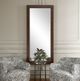 Uttermost® Durant Antique Dark Bronze Tall Wood Mirror-1