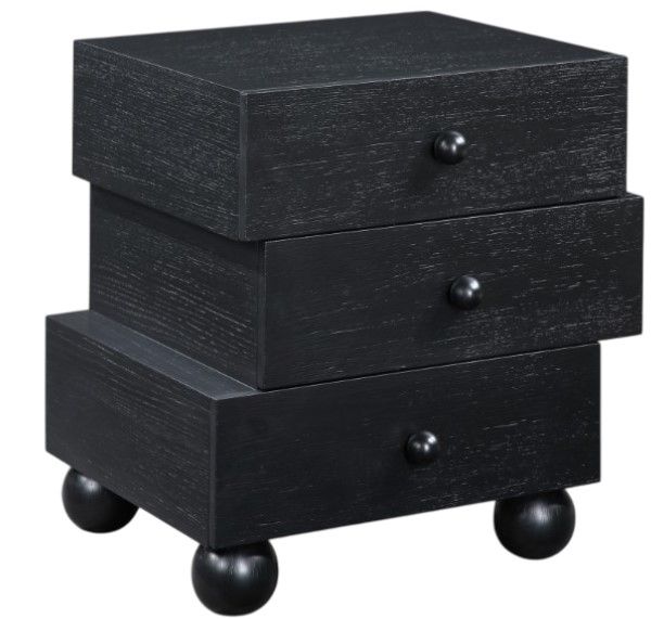 Meridian Furniture Askew Black Nightstand-0
