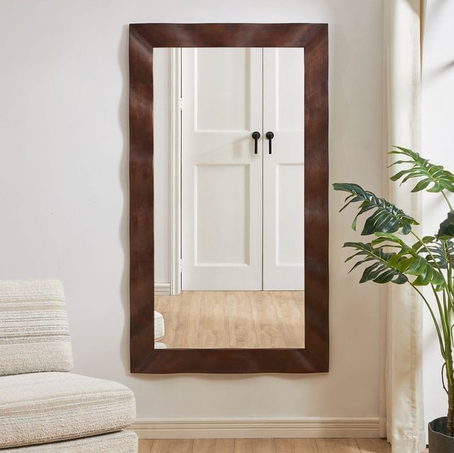 Uttermost® Wrinkle Dark Walnut Mirror-1