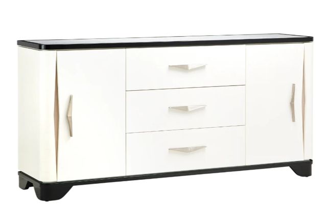 Michael Amini® Tuxedo Piano Keyboard Sideboard-0