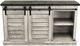 American Heartland Manufacturing Rustic Two Tone 57" Quaint Shutter TV Stand-5