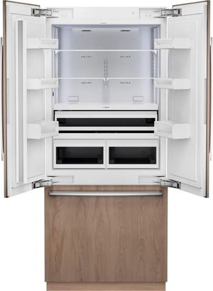 Bosch Benchmark Series 36 inch Panel Ready French Door Refrigerator