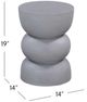 Bassett Mirror Haven Light Gray Accent Table-2