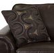 Dynasty Furniture Dark Brown Sofa-1
