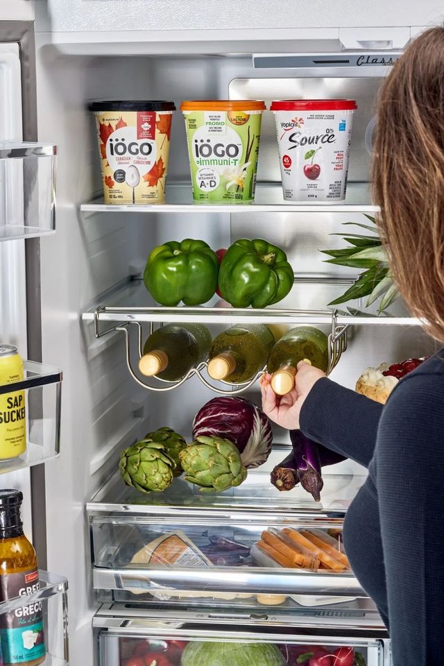 Unique® Appliances Unique 36 in. 21.4 Cu. Ft. Marshmallow White Counter Depth French Door Refrigerator-1