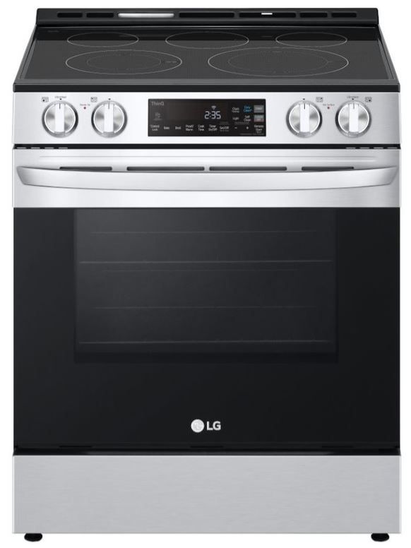 LG 4 Piece PrintProof™ Stainless Steel Electric Kitchen Package-3