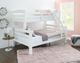 Powell® Porter White Twin/Full Bunk Bed-1