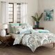 Olliix by INK+IVY Blue Kiran Cotton Oblong Pillow-1