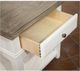 Riverside Furniture Myra Natural Leg Side Table with Paperwhite Base-3