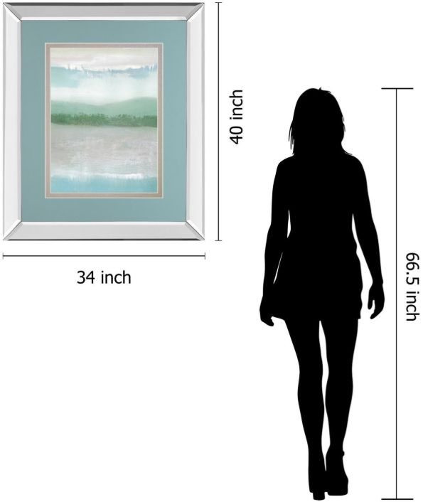 Classy Living Caroline Gold Equinox Mirror Framed Wall Art-2
