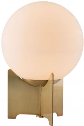 Zuo® Modern Pearl White/Brushed Brass Table Lamp-0