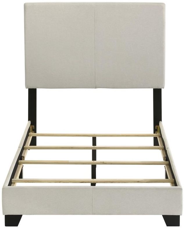 Coaster® Dorian Cream Twin Upholstered Panel Bed -2