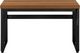 Monarch Specialties Inc. Black/Walnut Desk With Adjustable Height-1