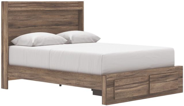 Signature Design by Ashley® Elbrim Brown Queen Storage Panel Bed-1