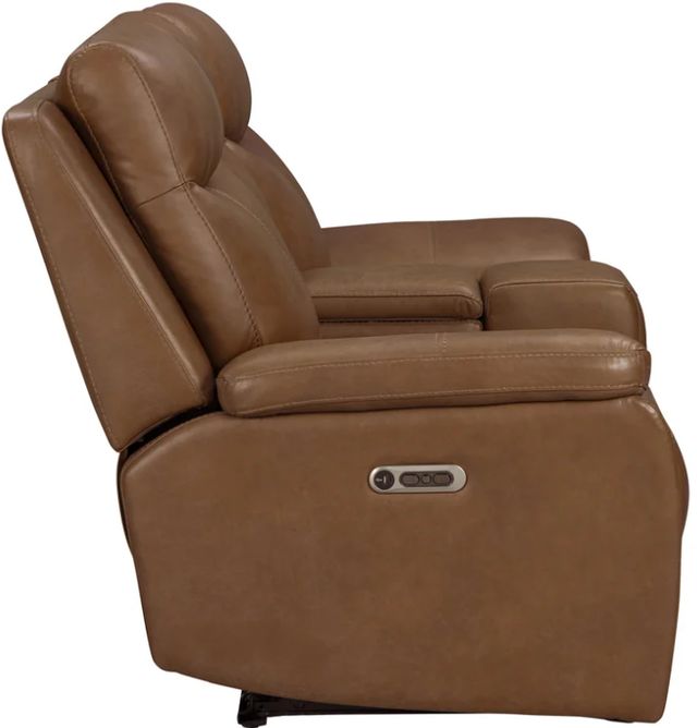 Parker House® Veracruz Vintage Tan Power Reclining Tilt Console Loveseat with Zero Gravity-3