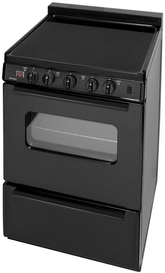 Premier 24" Black Freestanding Electric Range-3